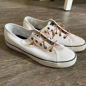 Sperry White Canvas Sneakers